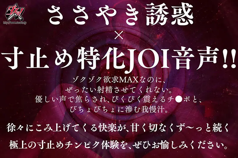 ささやき誘惑でチンシコ欲求MAXなのに、絶対に射精させてくれない究極寸止めJOI 美園和花 No.2